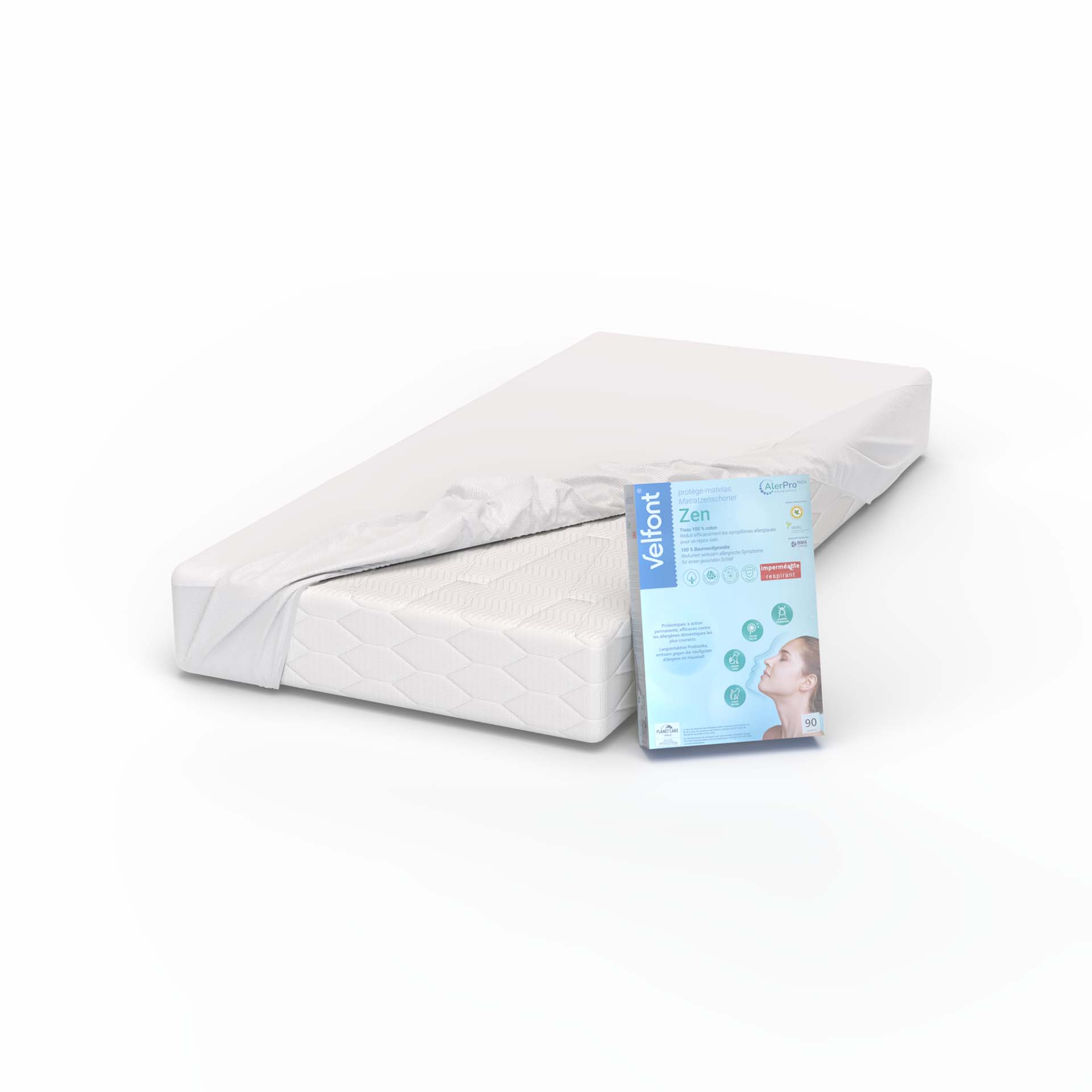 Velfont Matratzenschoner Zen Antiallergen Wasserdicht
