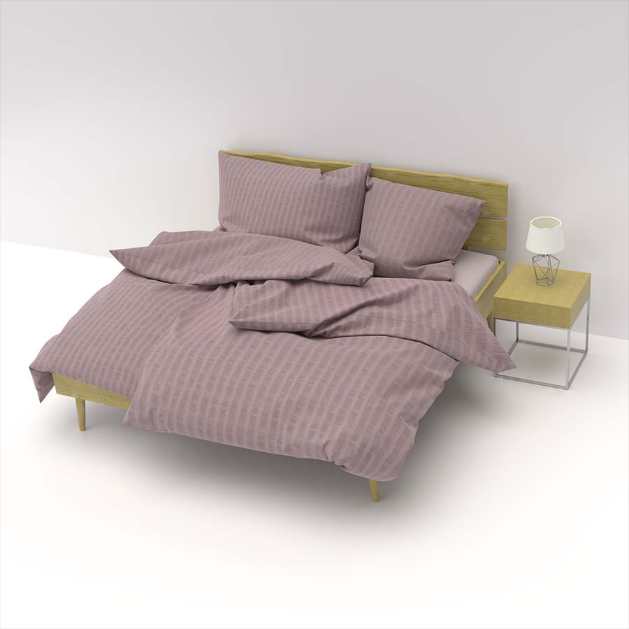 Lotus Bettwäsche Satin Seersucker uni