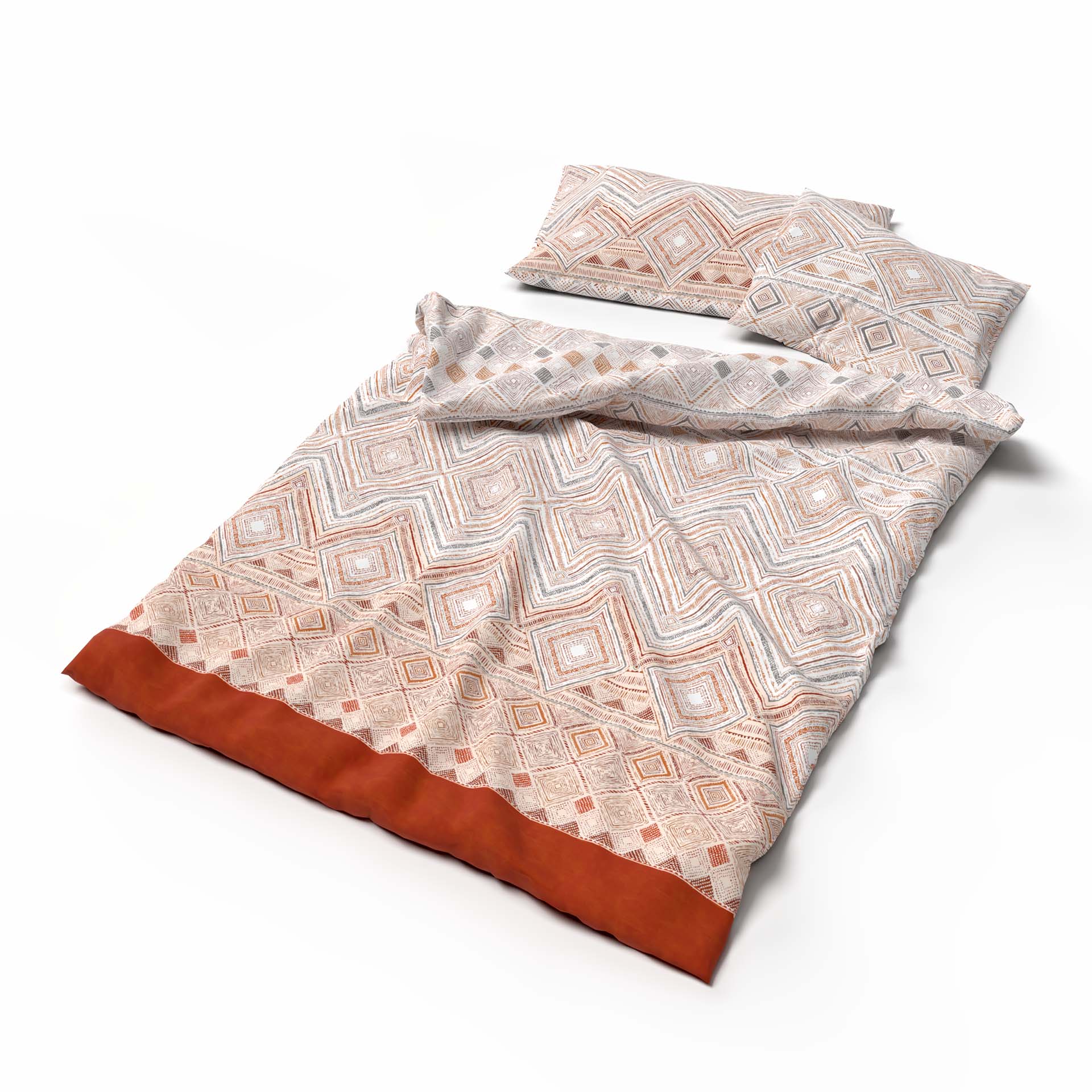 Lotus Bettwäsche Bambus Lindsey orange