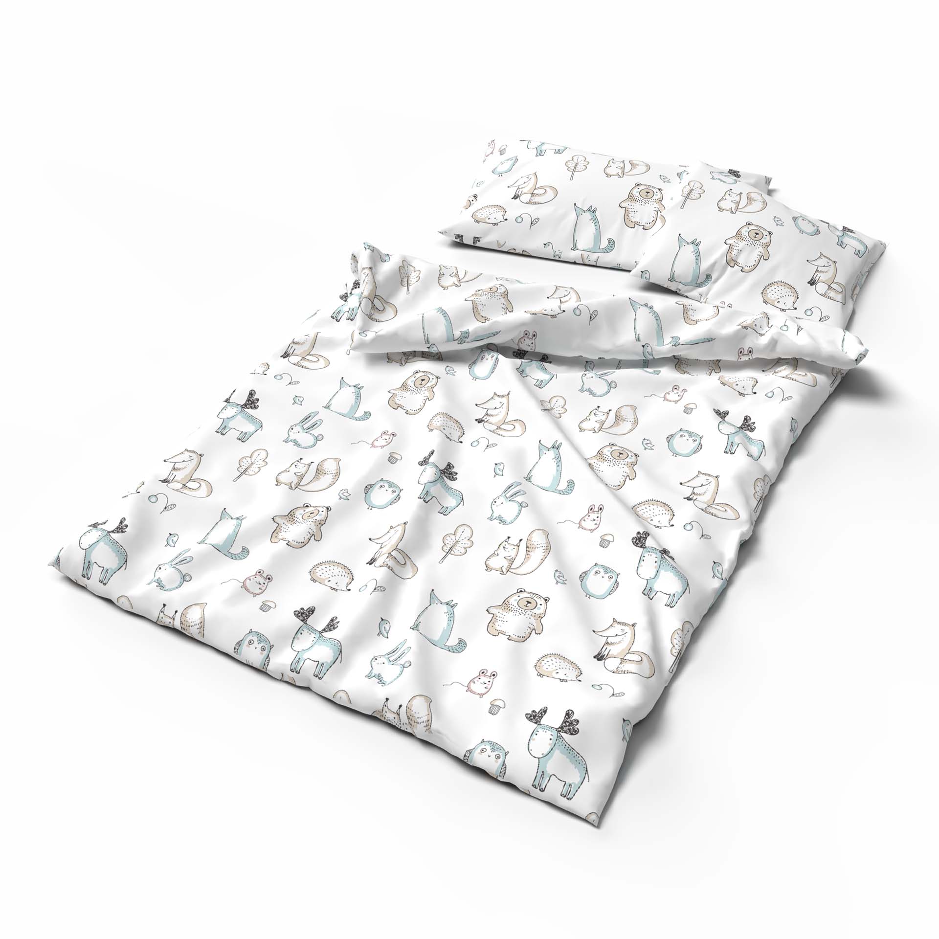 Lotus Bettwäsche Kinder Forest animals