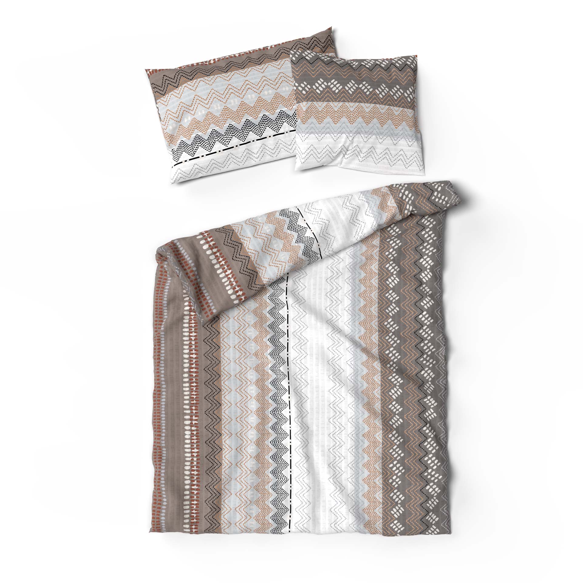 Lotus Bettwäsche Seersucker Egona beige
