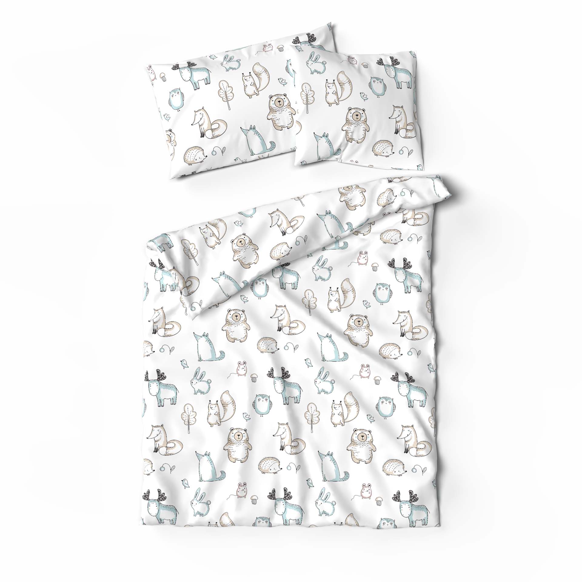 Lotus Bettwäsche Kinder Forest animals