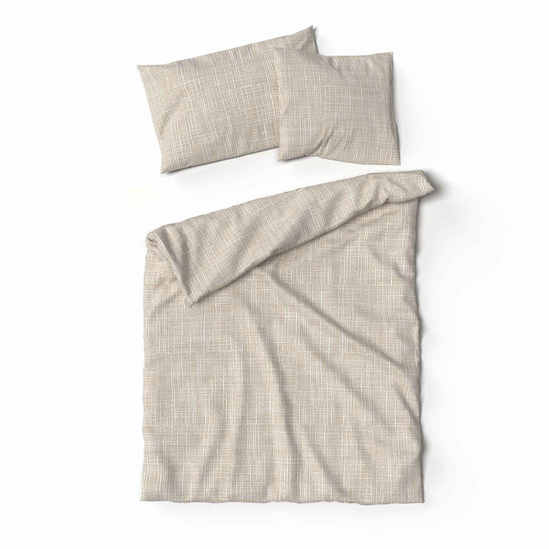 Lotus Bettwäsche Satin Orlane taupe