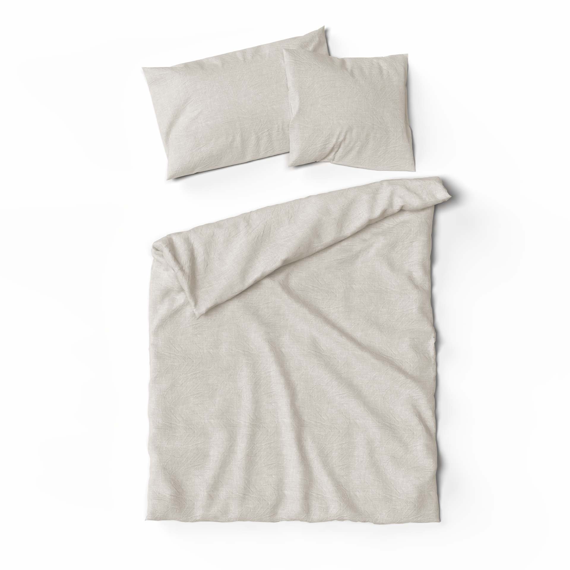 Lotus Bettwäsche Linen blend uni